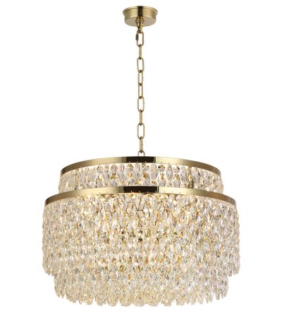 Подвесная люстра Newport Tiffany 8530/60 C gold polished М0070715