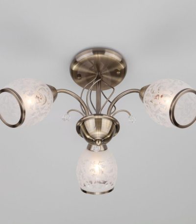 Потолочная люстра Eurosvet 30026/3 античная бронза