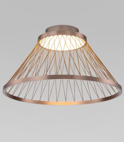 Потолочная люстра Eurosvet Cesta 40019/1 LED коричневый a069291