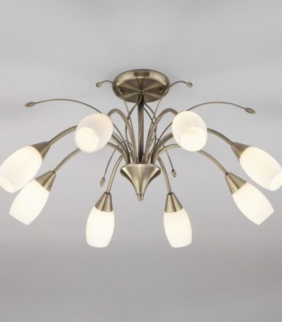Потолочная люстра Eurosvet Ginevra 30280/8 античная бронза