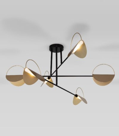 Потолочная люстра Eurosvet Grazia 70148/6 черный/золото Smart a062042