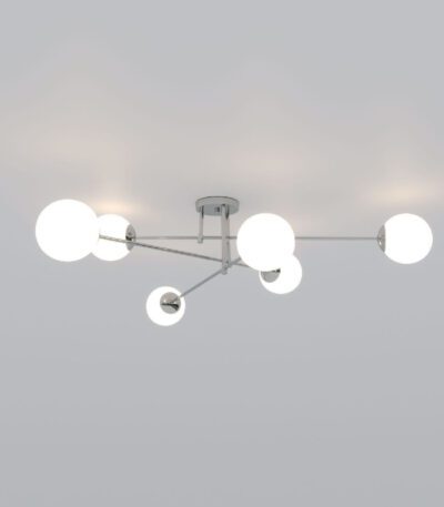 Потолочная люстра Eurosvet Netz 30181/6 хром Smart a062216
