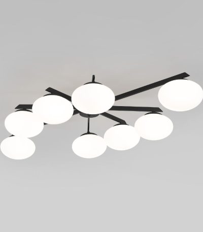 Потолочная люстра Eurosvet Opaline 70220/8 черный Smart a065767