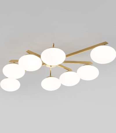 Потолочная люстра Eurosvet Opaline 70220/8 латунь Smart a065768