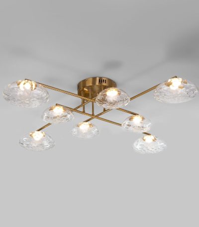 Потолочная люстра Eurosvet Ripple 50389 LED латунь a069026