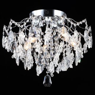 Потолочная люстра Reluce 27620-0.3-5+5 CH+CLARE