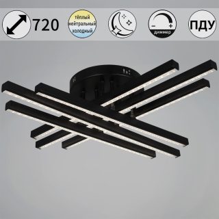 Потолочная люстра Reluce 67090-0.3-06 BK