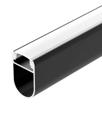 Профиль Arlight WARDROBE-1930-2000 ANOD BLACK 054943