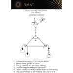 Подвесная люстра Aployt Eloiz APL.839.03.15