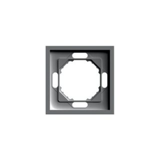 Рамка 1-местная Stekker Эмили PFR00-5001-09 антрацит soft touch 49936