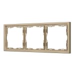 Рамка пластиковая Arlight FRM-NOBE-SFPL-3-GD 054221