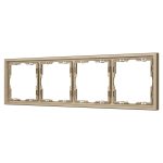 Рамка пластиковая Arlight FRM-NOBE-SFPL-4-GD 054225