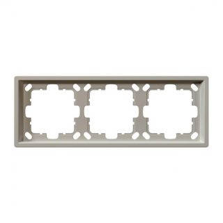 Рамка серия FD 3-постовая, цвет Сахара Jasmart FD1003SH