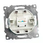 Розетка компьютерная 1-местная RJ-45 Stekker Катрин GLS00-7107-04 49023
