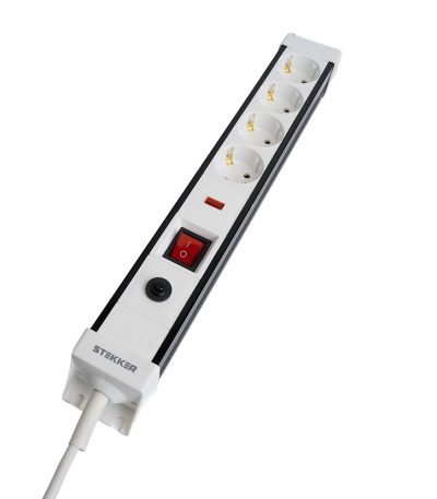 Сетевой фильтр 4-местный с/з Stekker Techno HM22-41-03 50148