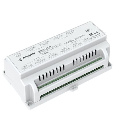 Сплиттер Arlight SMART-DMX512-306-72-DIN (12-48V, 2-in, 6-out, RS-485) 038937