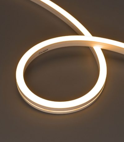 Светодиодная герметичная лента Arlight MOONLIGHT-SIDE-A140-12x17mm 24V Warm2700 (9.6 W/m, IP67, 5m, wire x2) 042783