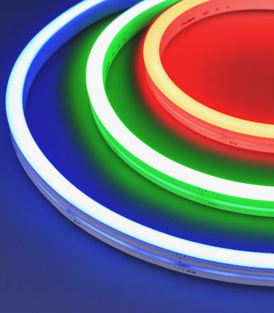 Светодиодная герметичная лента Arlight MOONLIGHT-SIDE-B84-12x17mm 24V RGB (12 W/m, IP67, 5m, wire x2) 042742