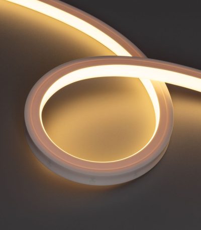 Светодиодная герметичная лента Arlight NOVA-TOP-PU-A120-16x15mm 24V Warm3000 (10 W/m, IP68, 5m, wire x2) 050738