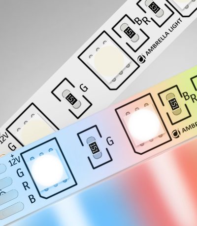 Светодиодная лента Ambrella Light LED Strip 12В 5050 14,4Вт/м RGB 5м IP20 GS2202