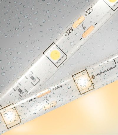 Светодиодная лента Ambrella Light LED Strip 12В 5050 7,2Вт/м 3000K 5м IP65 GS1901
