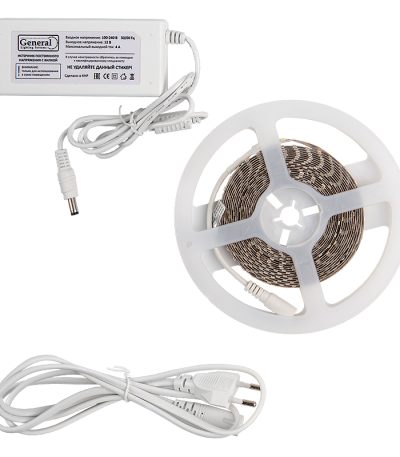Светодиодная лента (комплект) General GLS-2835-120-9.6-12-IP20-PRO-3-5-KIT 501022
