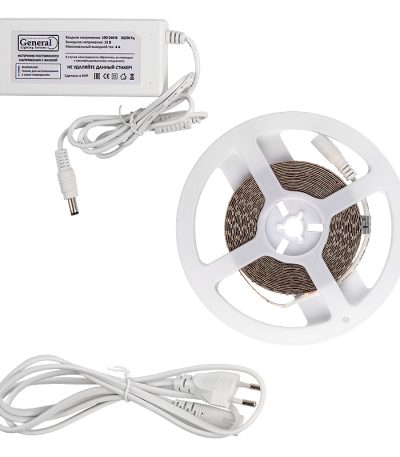 Светодиодная лента (комплект) General GLS-2835-120-9.6-12-IP20-PRO-6-5-KIT 501422