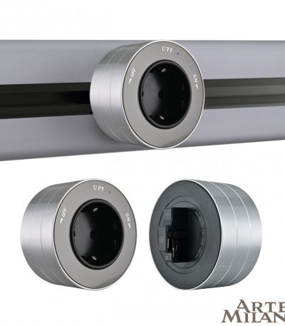 Трековая розетка Arte Milano Am-track-sockets 380011TS/ES Grey