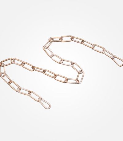 Цепь Eurosvet 1 м 10302 белый с золотом 00000073025