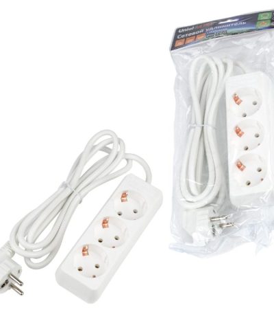 Удлинитель бытовой Uniel Ultra S-GCU3-2 WHITE UL-00010000