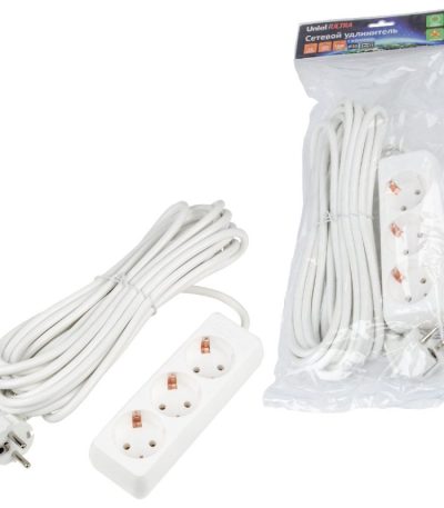 Удлинитель бытовой Uniel Ultra S-GCU3-7 WHITE UL-00010003