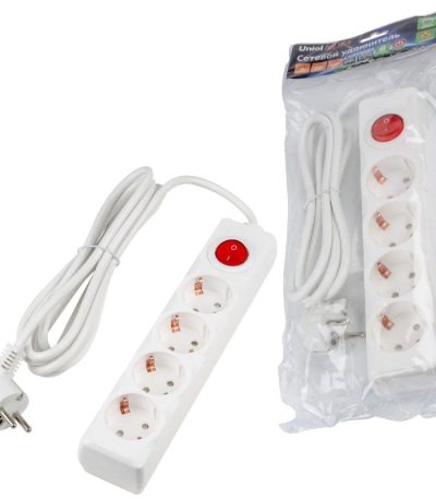 Удлинитель бытовой Uniel Ultra S-GCU4-3B WHITE UL-00010022