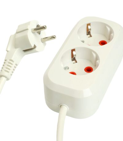 Удлинитель двухместный Stekker Home 49342