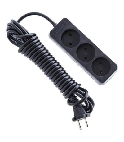 Удлинитель (UL-00003606) Uniel 3гн х 7м б/з Standard S-CD3-7 Black