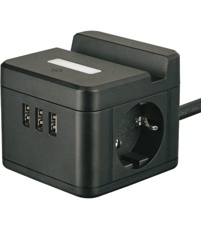 Удлинитель Uniel S-GCD2-1,5SBUH BLACK UL-00011252