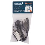 Выключатель бесконтактный для подключения светильников ULI-Q151. ULI-Q951 Volpe USN-Q851 150W/2P/2M BLACK UL-00013029