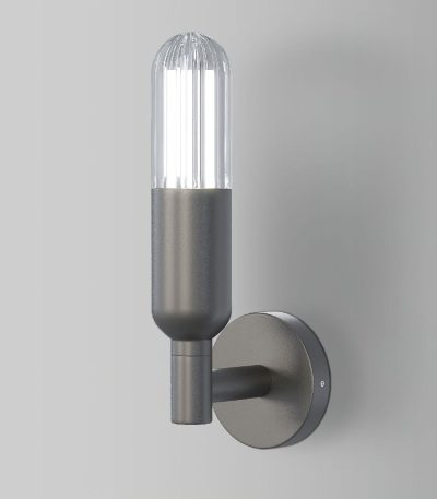 Уличный настенный светильни Elektrostandard Isida 35165/U серый 4690389194122 a062883