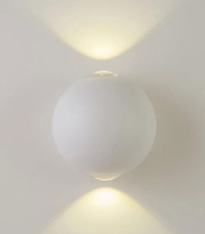 Уличный настенный светильник AM Group AM304-2X3 W WH 4000K