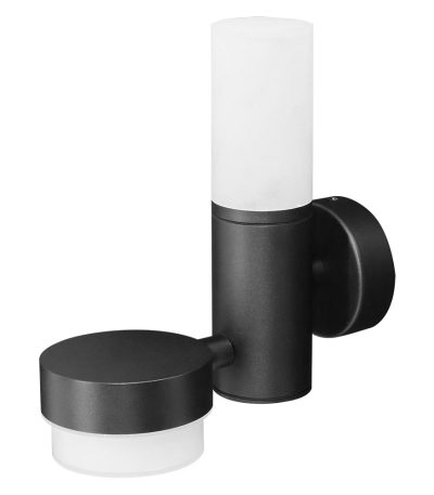 Уличный настенный светильник Arte Lamp Budapest A2360AL-2BK