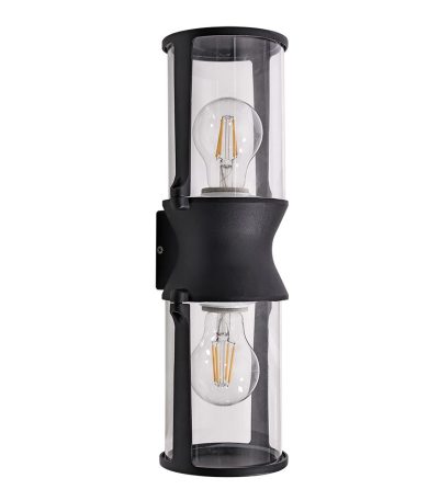 Уличный настенный светильник Arte Lamp Minchir A8306AL-2BK