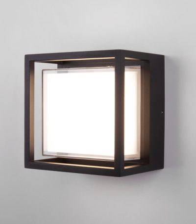 Уличный настенный светодиодный светильник Elektrostandard 1533 Techno Led чёрный 4690389163302