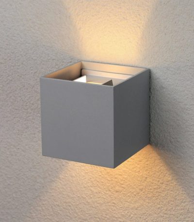 Уличный настенный светодиодный светильник Elektrostandard 1548 Techno LED Winner серый 4690389106262