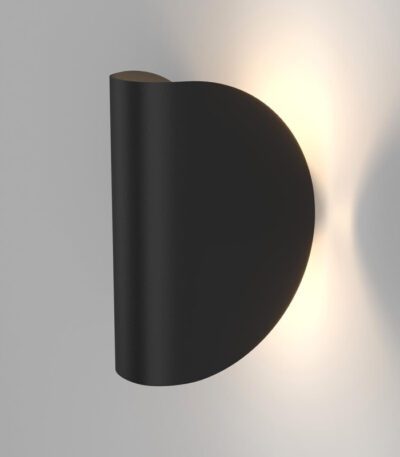 Уличный настенный светодиодный светильник Elektrostandard Taco 1632 Techno Led чёрный 4690389167256