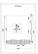 Подвесной светильник Moderli Prismique V11720-PL