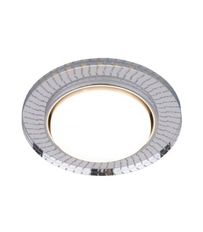Встраиваемый светильник Elektrostandard 3033 GX53 CL/SL прозрачный/серебро 4690389142413