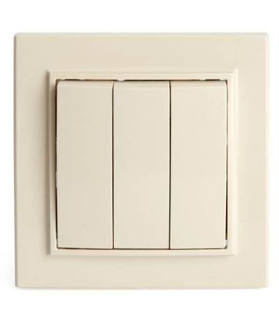 Выключатель 3-клавишный Stekker Эрна 39923