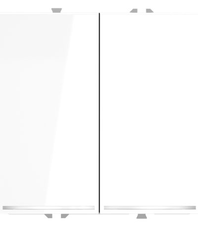 Выключатель двухклавишный с подсветкой Voltum S70 VLS020201