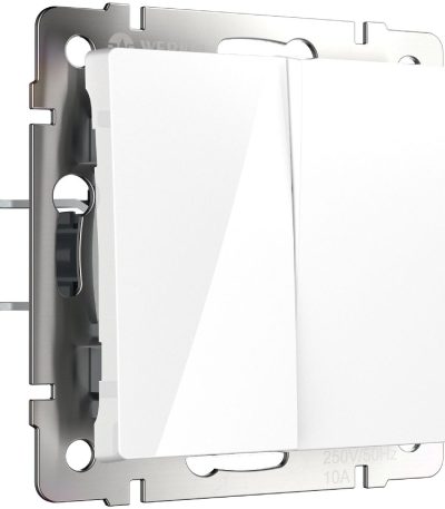 Выключатель двухклавишный с самовозвратом Werkel 4690389192319 W1122401 a062572