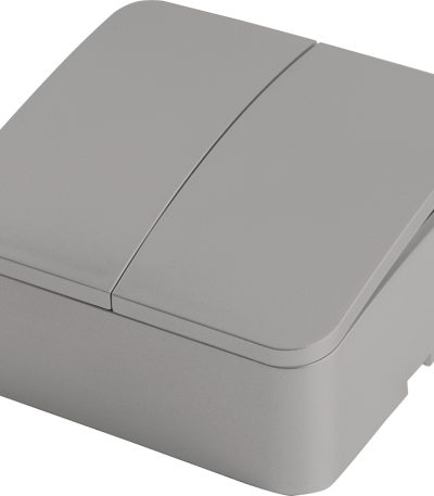 Выключатель двухклавишный Stekker София MSW10-20-03 49297