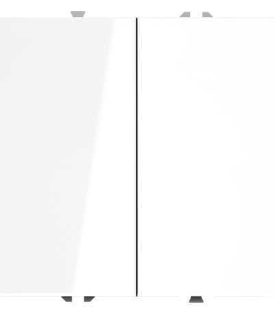 Выключатель двухклавишный Voltum S70 VLS020101